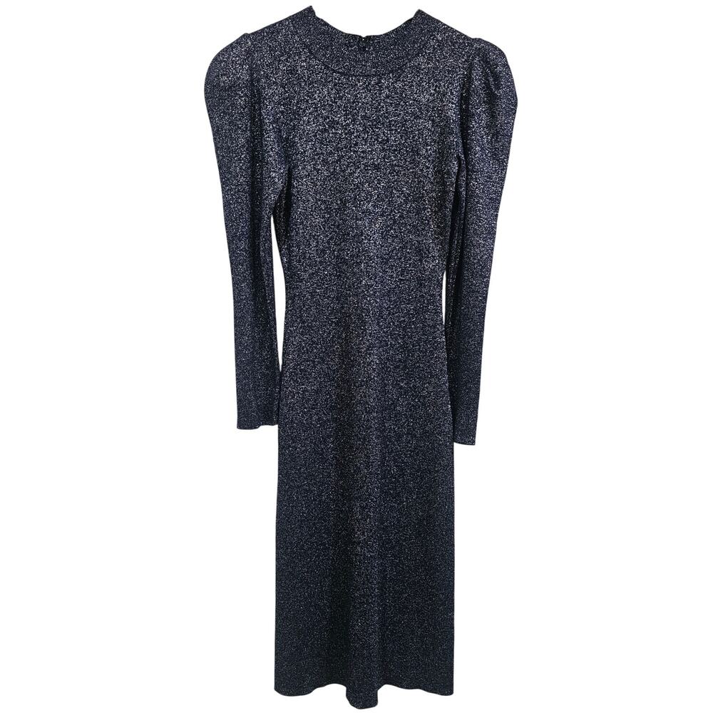 Sachin & Babi Amelie Metallic Knit Bodycon Dress Size S - Picture 8 of 9